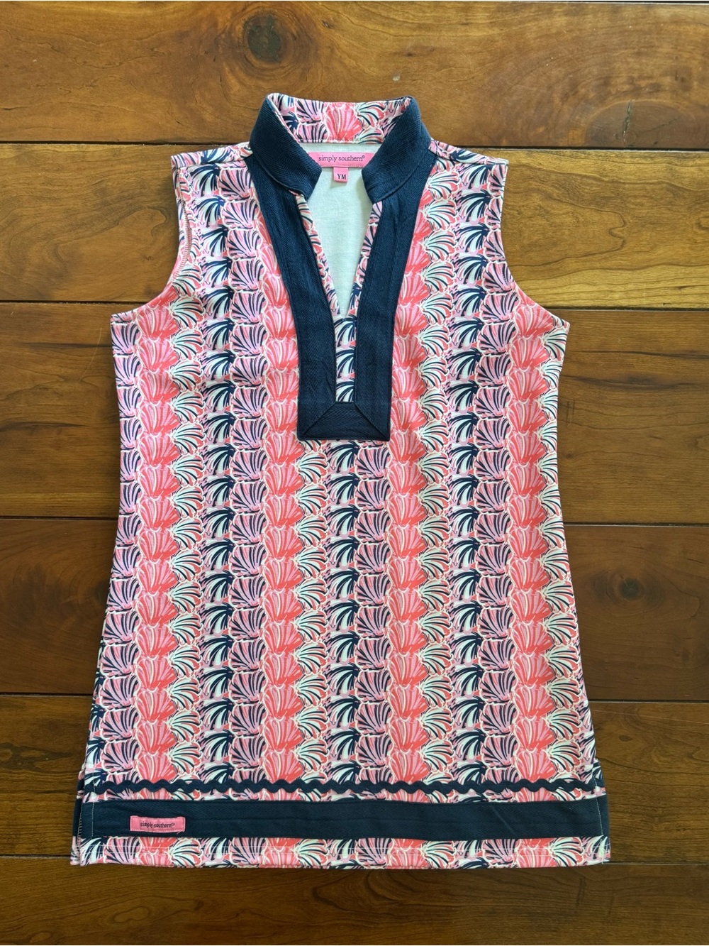 Simply Southern Pink & Navy Tunic Dress